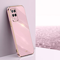 Ultra-thin Silicone Gel Soft Case Cover XL1 for Realme Q3 5G Clove Purple