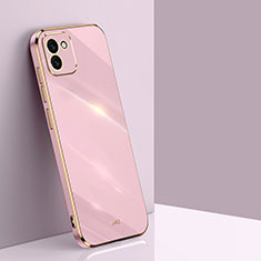 Ultra-thin Silicone Gel Soft Case Cover XL1 for Samsung Galaxy A03 Pink