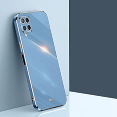 Ultra-thin Silicone Gel Soft Case Cover XL1 for Samsung Galaxy A22 4G Blue