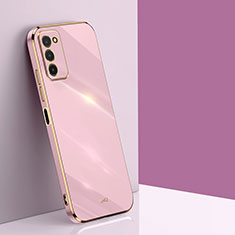 Ultra-thin Silicone Gel Soft Case Cover XL1 for Samsung Galaxy F02S SM-E025F Pink
