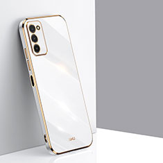 Ultra-thin Silicone Gel Soft Case Cover XL1 for Samsung Galaxy F02S SM-E025F White