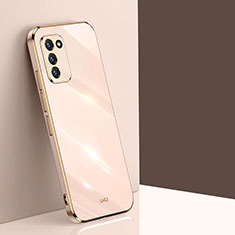 Ultra-thin Silicone Gel Soft Case Cover XL1 for Samsung Galaxy S20 Lite 5G Gold