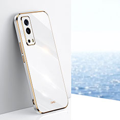 Ultra-thin Silicone Gel Soft Case Cover XL1 for Vivo iQOO Z3 5G White