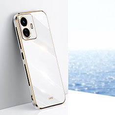 Ultra-thin Silicone Gel Soft Case Cover XL1 for Vivo iQOO Z6 Lite 5G White