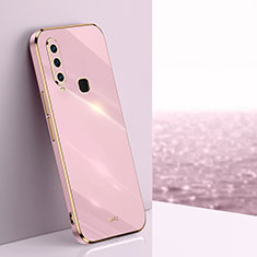 Ultra-thin Silicone Gel Soft Case Cover XL1 for Vivo Y11 Pink