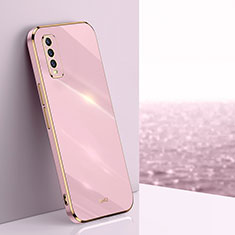 Ultra-thin Silicone Gel Soft Case Cover XL1 for Vivo Y12G Pink