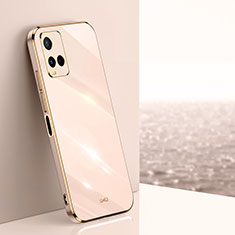 Ultra-thin Silicone Gel Soft Case Cover XL1 for Vivo Y21a Gold