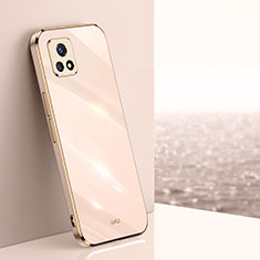 Ultra-thin Silicone Gel Soft Case Cover XL1 for Vivo Y52s 5G Gold