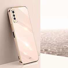 Ultra-thin Silicone Gel Soft Case Cover XL1 for Vivo Y70S 5G Gold