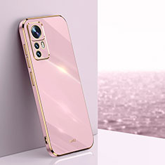 Ultra-thin Silicone Gel Soft Case Cover XL1 for Xiaomi Mi 12T 5G Pink
