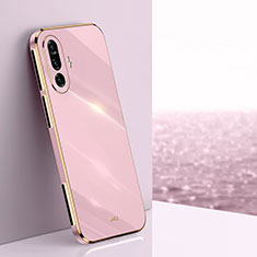 Ultra-thin Silicone Gel Soft Case Cover XL1 for Xiaomi Poco F3 GT 5G Pink