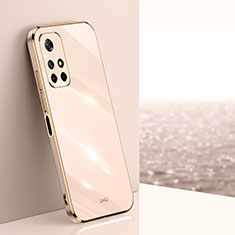 Ultra-thin Silicone Gel Soft Case Cover XL1 for Xiaomi Poco M4 Pro 5G Gold