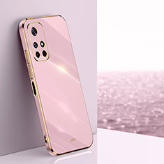 Ultra-thin Silicone Gel Soft Case Cover XL1 for Xiaomi Poco M4 Pro 5G Pink