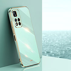 Ultra-thin Silicone Gel Soft Case Cover XL1 for Xiaomi Poco X4 NFC Green