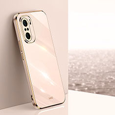 Ultra-thin Silicone Gel Soft Case Cover XL1 for Xiaomi Redmi K40 Pro 5G Gold