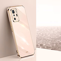 Ultra-thin Silicone Gel Soft Case Cover XL1 for Xiaomi Redmi Note 10 Pro 5G Gold