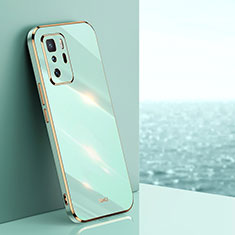 Ultra-thin Silicone Gel Soft Case Cover XL1 for Xiaomi Redmi Note 10 Pro 5G Green