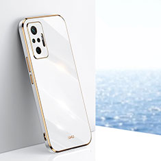 Ultra-thin Silicone Gel Soft Case Cover XL1 for Xiaomi Redmi Note 10 Pro Max White