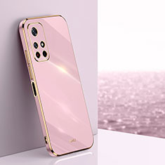 Ultra-thin Silicone Gel Soft Case Cover XL1 for Xiaomi Redmi Note 11 5G Pink