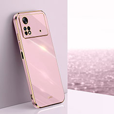Ultra-thin Silicone Gel Soft Case Cover XL1 for Xiaomi Redmi Note 11E Pro 5G Pink