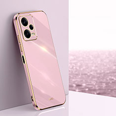 Ultra-thin Silicone Gel Soft Case Cover XL1 for Xiaomi Redmi Note 12 Explorer Pink
