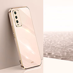 Ultra-thin Silicone Gel Soft Case Cover XL1 for Xiaomi Redmi Note 9 4G Gold