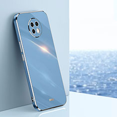 Ultra-thin Silicone Gel Soft Case Cover XL1 for Xiaomi Redmi Note 9 5G Blue