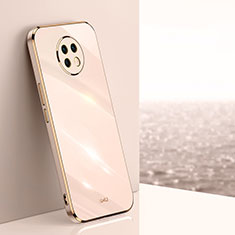 Ultra-thin Silicone Gel Soft Case Cover XL1 for Xiaomi Redmi Note 9 5G Gold