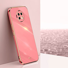 Ultra-thin Silicone Gel Soft Case Cover XL1 for Xiaomi Redmi Note 9 5G Hot Pink