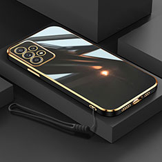 Ultra-thin Silicone Gel Soft Case Cover XL2 for Samsung Galaxy A23 5G Black