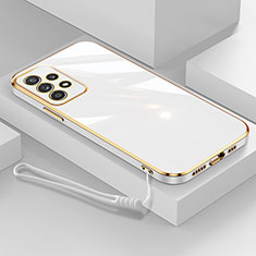 Ultra-thin Silicone Gel Soft Case Cover XL2 for Samsung Galaxy A32 4G White