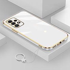 Ultra-thin Silicone Gel Soft Case Cover XL2 for Samsung Galaxy A72 4G White