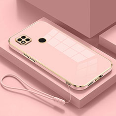 Ultra-thin Silicone Gel Soft Case Cover XL2 for Xiaomi POCO C31 Rose Gold