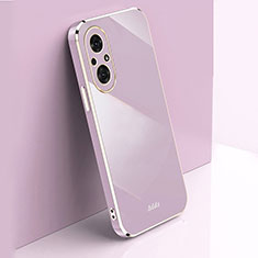 Ultra-thin Silicone Gel Soft Case Cover XL3 for Huawei Honor 50 SE 5G Clove Purple