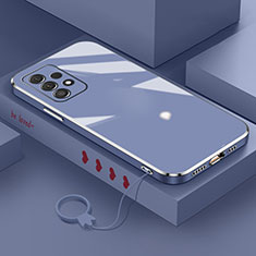 Ultra-thin Silicone Gel Soft Case Cover XL3 for Samsung Galaxy A32 4G Lavender Gray