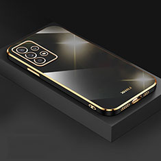 Ultra-thin Silicone Gel Soft Case Cover XL4 for Samsung Galaxy A52s 5G Black