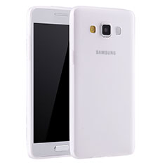 Ultra-thin Silicone Gel Soft Case S01 for Samsung Galaxy A7 Duos SM-A700F A700FD White