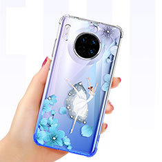 Ultra-thin Transparent Butterfly Soft Case Cover for Huawei Mate 30 Pro 5G Mixed