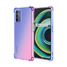 Ultra-thin Transparent Gel Gradient Soft Case Cover for Realme GT Neo 5G Blue