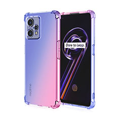 Ultra-thin Transparent Gel Gradient Soft Case Cover for Realme Narzo 50 Pro 5G Blue