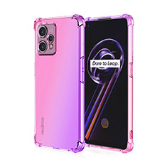 Ultra-thin Transparent Gel Gradient Soft Case Cover for Realme Narzo 50 Pro 5G Hot Pink