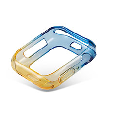 Ultra-thin Transparent Gel Gradient Soft Case Cover G01 for Apple iWatch 5 40mm Yellow