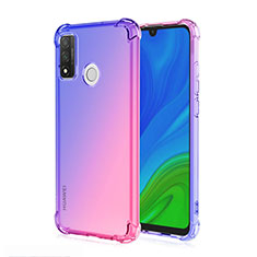 Ultra-thin Transparent Gel Gradient Soft Case Cover H01 for Huawei Nova Lite 3 Plus Purple