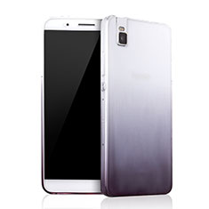 Ultra-thin Transparent Gel Gradient Soft Case for Huawei Honor 7i shot X Gray