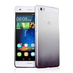 Ultra-thin Transparent Gel Gradient Soft Case for Huawei P8 Lite Gray