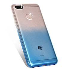 Ultra-thin Transparent Gel Gradient Soft Case for Huawei P9 Lite Mini Blue