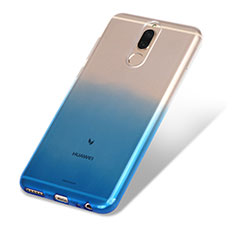 Ultra-thin Transparent Gel Gradient Soft Case G01 for Huawei Nova 2i Blue