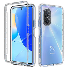 Ultra-thin Transparent Gel Gradient Soft Matte Finish Front and Back Case 360 Degrees Cover for Huawei Nova 9 SE Clear