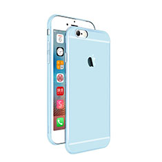 Ultra-thin Transparent Gel Soft Case for Apple iPhone 6S Plus Blue