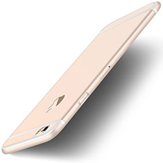 Ultra-thin Transparent Gel Soft Case with Finger Ring Stand for Apple iPhone 6 Plus Clear